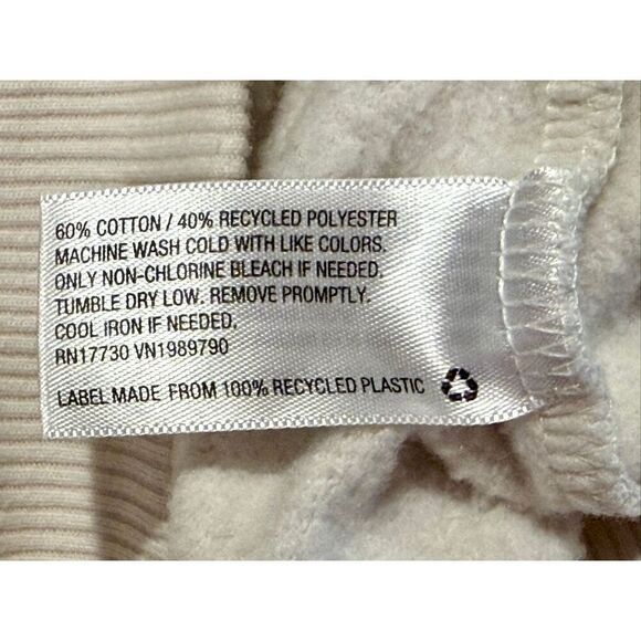 A New Day Women’s Oversized Crewneck Sweatshirt with Puff Sleeves in Cream XXL - Picture 6 of 8